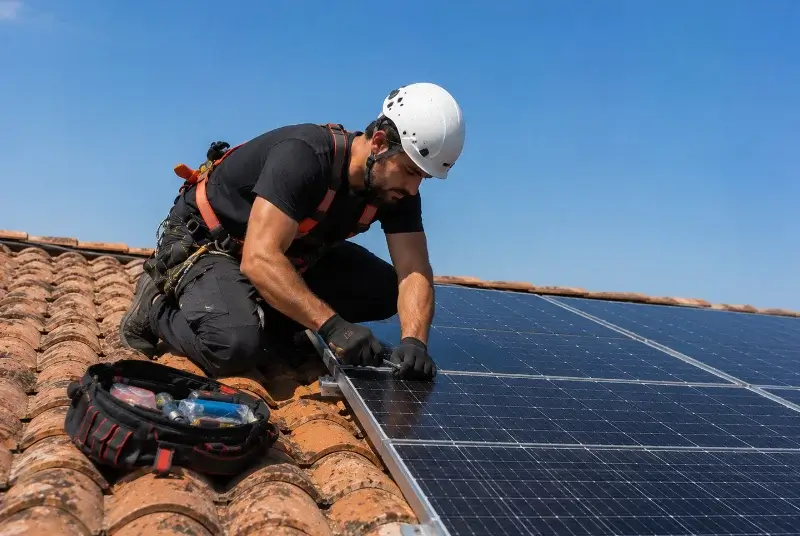 Maintenance et monitoring de panneaux solaires à Queyssac