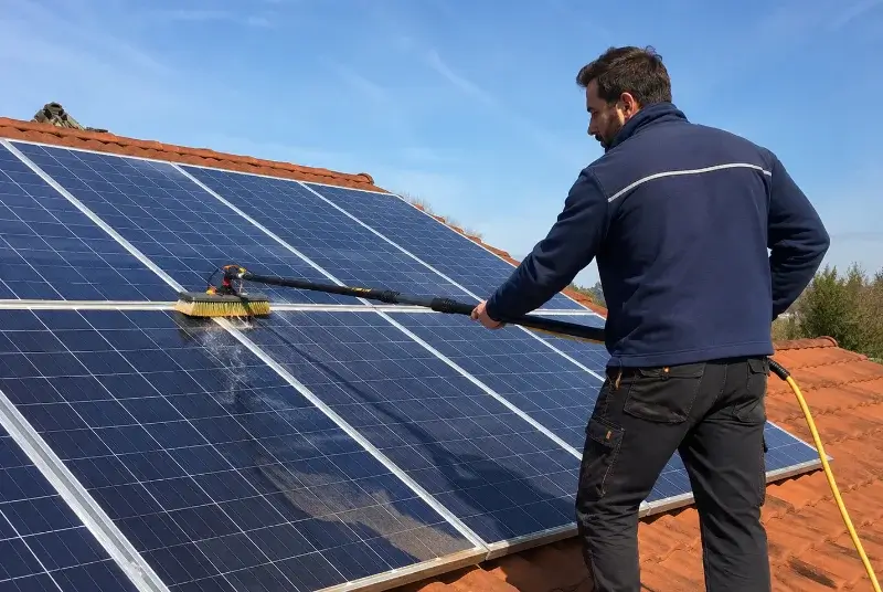 Nettoyage et entretien de panneaux solaires à Queyssac